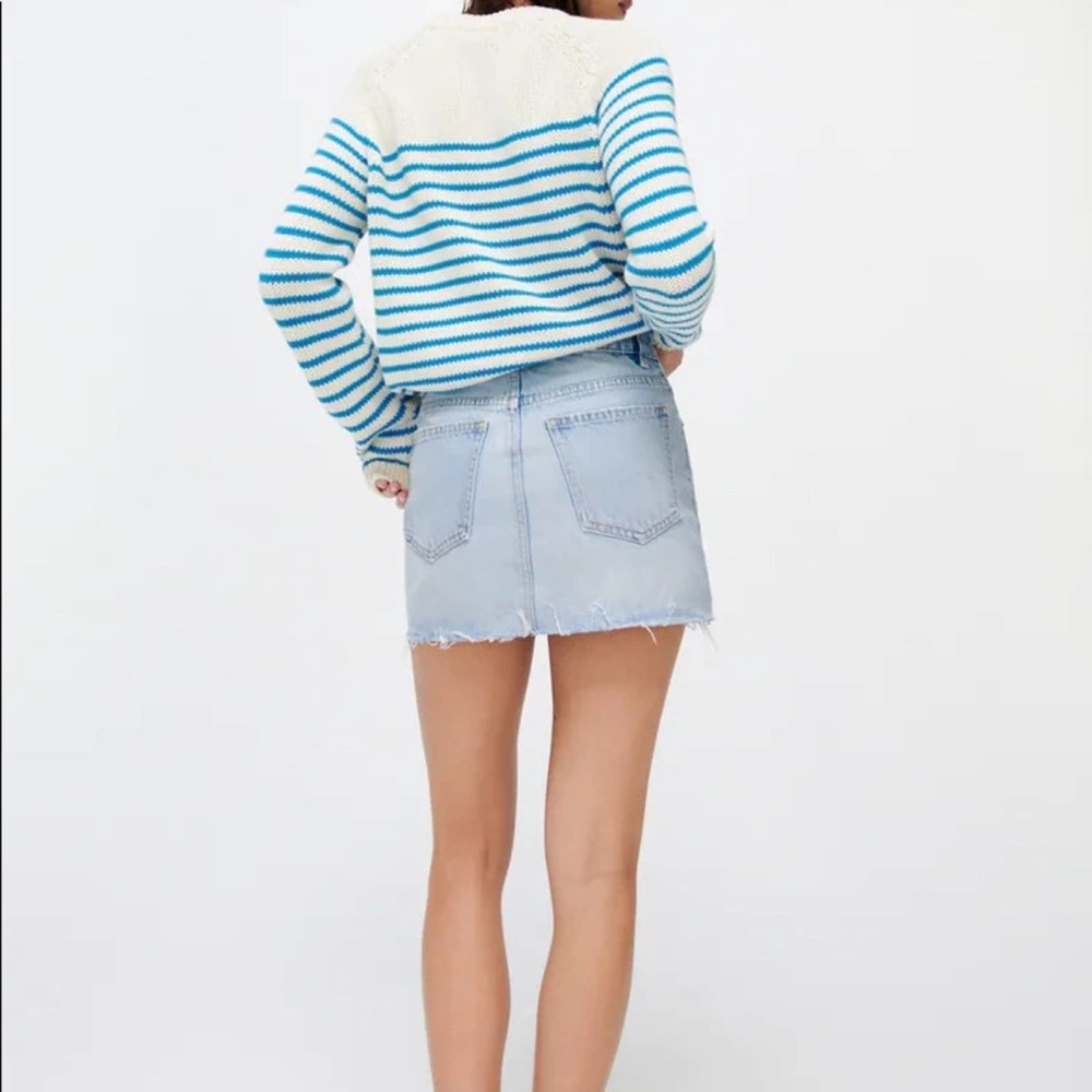 Zara ASYMMETRIC DENIM SKIRT - Picture 5 of 8